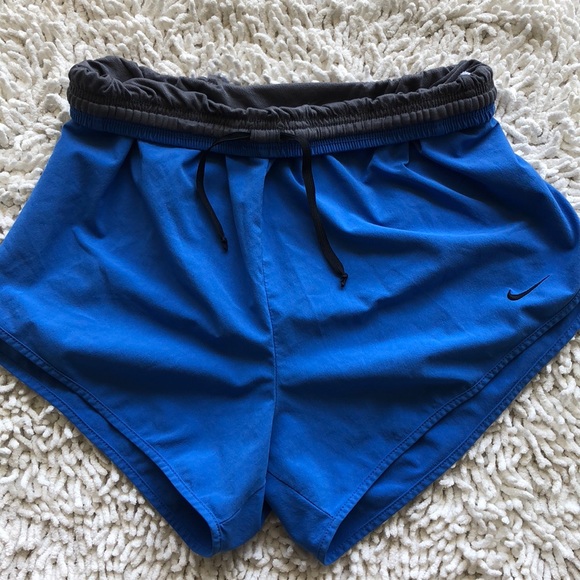 Nike Pants - Nike•Running Shorts / Blue and Grey